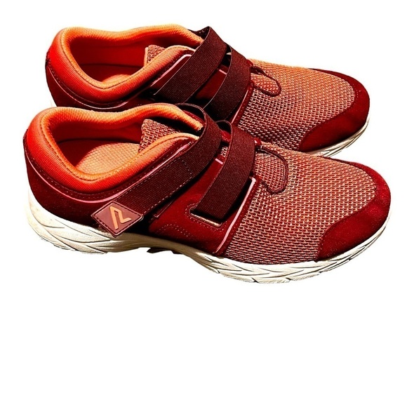 Vionic Ema ASR 1840 Sneaker Red Suede Mesh Comfort Walking Shoes Womens Sz 9 - Picture 4 of 4